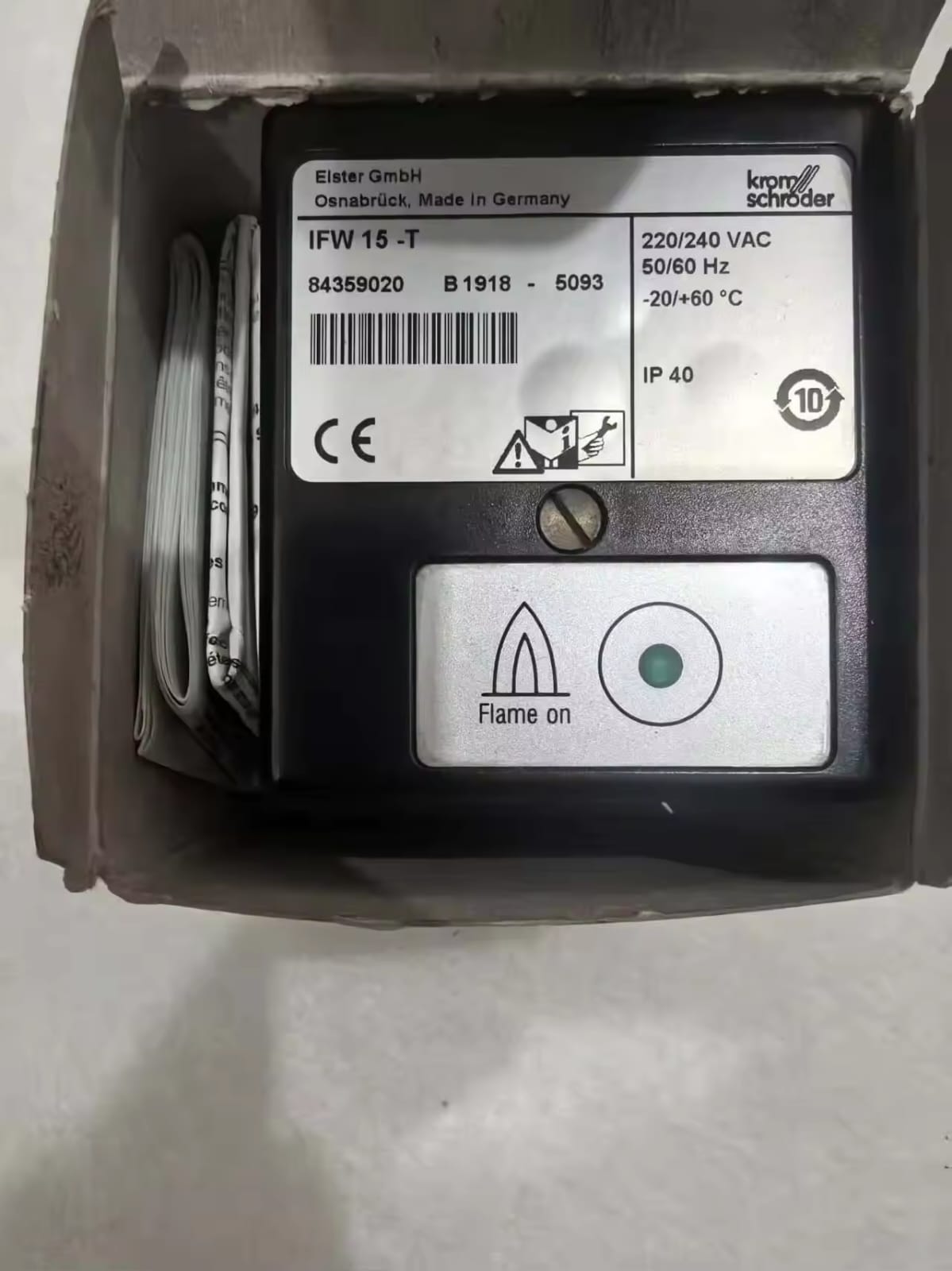  Kromschroder IFW 15-T, flame detector 