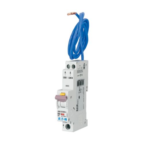 Residual-current circuit breaker with overcurrent protection